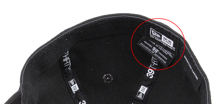 Waschetikett New Era Cap Waschetikett New Era Cap