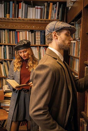 Herren-Flatcap und Damen-Baskenmütze Herren-Flatcap und Damen-Baskenmütze