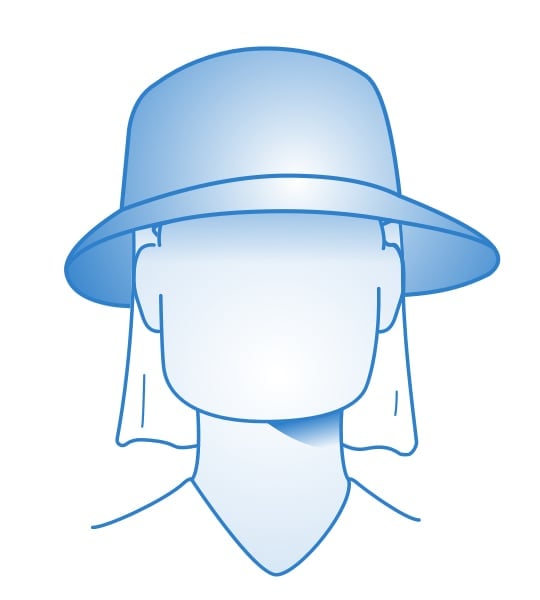 Chapeau regency pour visage carré femme