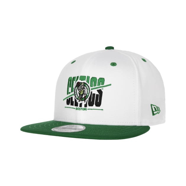 9Fifty White Crown Celtics Cap by New Era