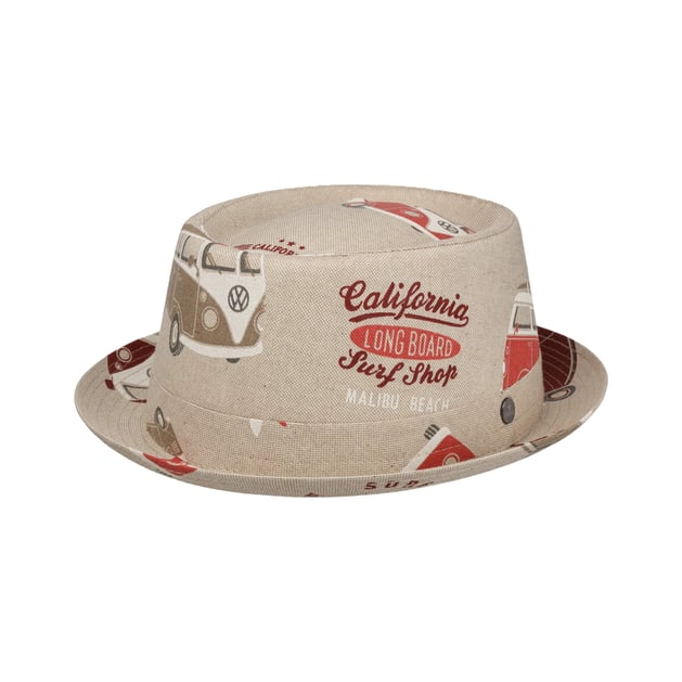 Chapeau en Tissu Beach Bus Pork Pie by Lierys